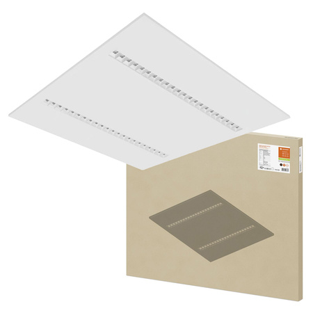 LED panelové kancelářské stropní svítidlo 33W 4000lm 4000K neutrální stmívatelné podhledové bílé 60x60cm UGR16 IndiviLED® Ledvance