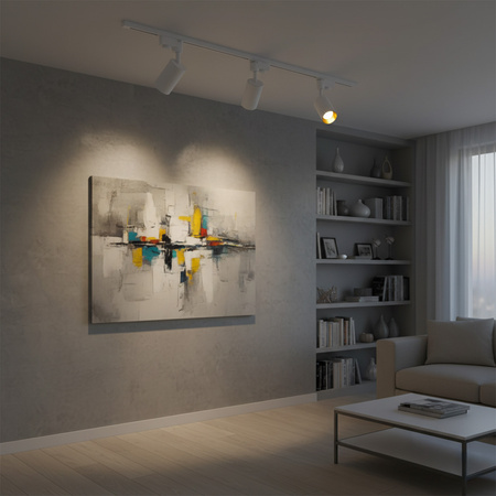 Drážkové světlo GU10 White + Gold pro přípojnici Maribel POLUX