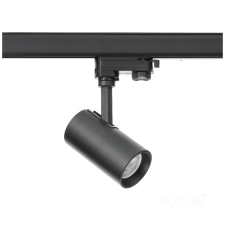 GU10 3okruhové kolejnicové bodové svítidlo černé Nextrack Kobi