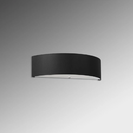 LED SKALA 2xE27 Nástěnné svítidlo Semi circular Black SOLLUX