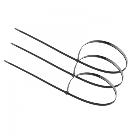 Kabelové stahovací pásky 7,6x750 mm černé UV TRACKS Zipové stahovací pásky OK-76750B .MORE 50 ks.