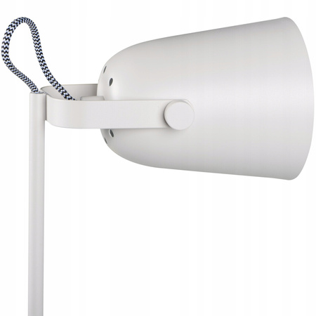 Stolní stolní lampa Školní kancelářská noční lampa Nastavitelná E27 Bílá Raibo Kanlux