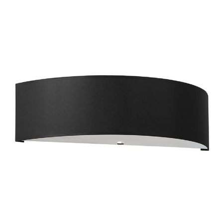 LED SKALA 2xE27 Nástěnné svítidlo Semi circular Black SOLLUX