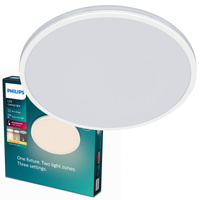 Plafondová LED lampa pro povrchovou montáž OZZIET 18W 2700K 30cm bílá kulatá PHILIPS