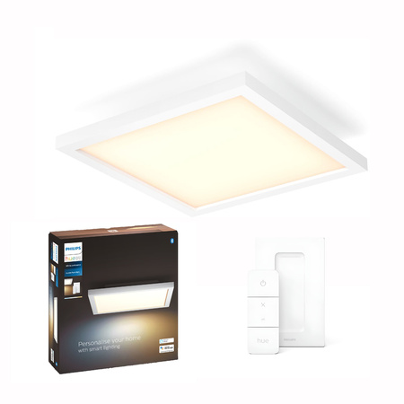 LED panel pro povrchovou montáž Aurelle White 19W CCT 30cm PHILIPS HUE Bluetooth + stmívač 