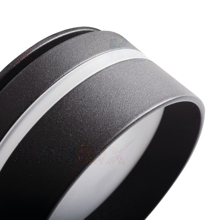 LED GU5.3 GU10 Kruhové černé halogenové stropní bodové svítidlo Govik Kanlux pro zápustnou montáž