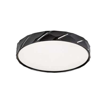 Plafond LED stropní svítidlo 25W Nástěnné svítidlo pro povrchovou montáž černé Moderní Nessira Rabalux