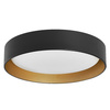 Přisazená LED stropní lampa 30W 45cm SMART+ WiFi CCT stmívatelná kulatá černá a zlatá KURT LEDVANCE