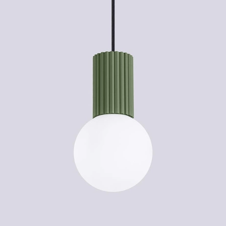 Závěsná lampa Závěsná lampa G9 Round Olive Modern Matte Halo Sollux