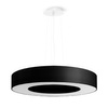 SATURNO SLIM LED závěsné svítidlo 5xE27 Lustr 50 cm černý SOLLUX
