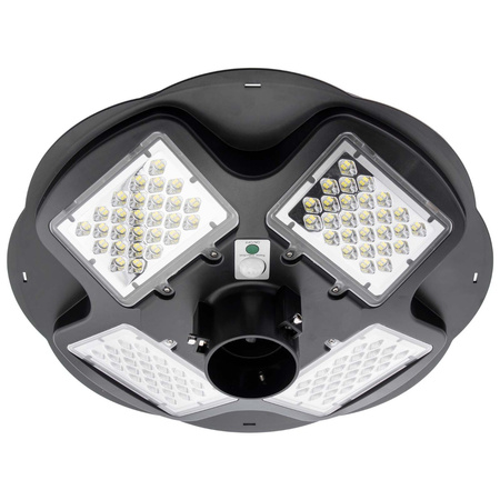 Pouliční lampa LED solární lucerna 200W IP65 mikrovlnný pohybový senzor + dálkový ovladač + držák
