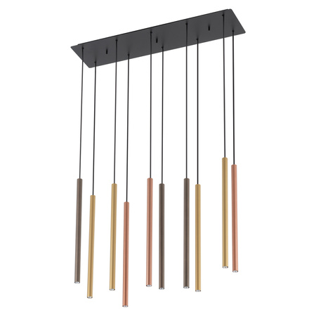 Závěsné stropní svítidlo 10x G9 zlaté Moderní LASER 490 10705 Nowodvorski