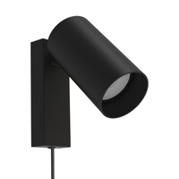 MONO I 7786 Nowodvorski Černá nástěnná lampa GU10 s kabelem Moderní