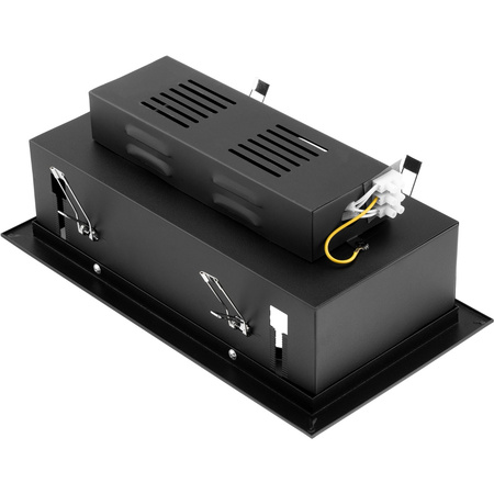 Halogenová Podhledové svítidlo 2x GU10, ES111 Nastavitelná Obdélník Černá CANIS LUMILED