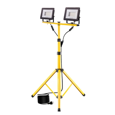 LED Reflektor Pracovní Lampa na Stativu 2x 30W, 4000K ZUNA LUMILED