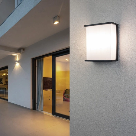 Zahradní nástěnná lampa 2x E27, obdélníková LEVIS LUMILED