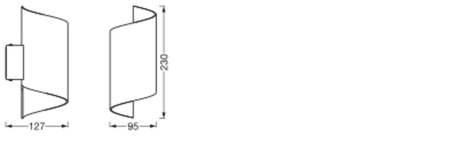 Nástěnné svítidlo SMART+ WIFI Chytré nástěnné svítidlo 12W ORBIS TWIST BLACK LEDVANCE