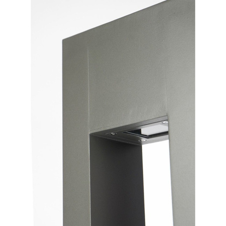 Venkovní LED zahradní sloupková lampa REKTAN 90cm GU10 IP65 Su-Ma