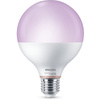 LED žárovka E27 Sphere G95 11W = 75W 1055lm 2200-6500K RGB + TW Smart SMART WiFi Bluetooth App WiZ Philips