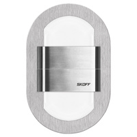 LED schodišťové svítidlo 1.6W modré 10V DC IP20 Inox Cut DUO RUEDA Skoff