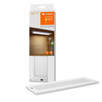 LED lampa pod skříňový nábytek 5W 220lm 3000K Teplá bílá s pohybovým senzorem stmívatelné 30x10cm skříňka LED panel LEDVANCE