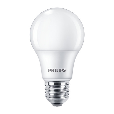 3x LED žárovka E27 A60 8W = 60W 806lm 6500K Studená bílá PHILIPS