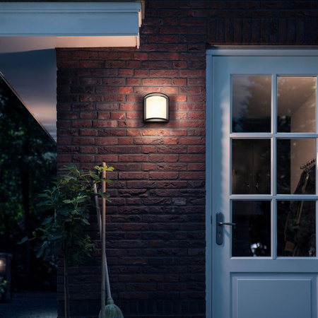 SAMONDRA 3,8W 2700K IP44 Antracitová zahradní LED nástěnná lampa PHILIPS