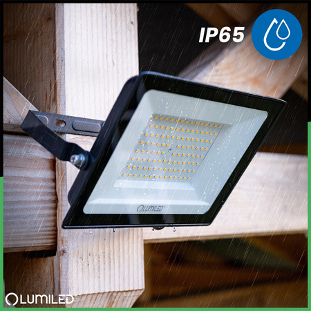 LED Reflektor 100W, 9000lm 6500K IP65 Černá ZUNA2 LUMILED