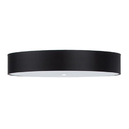 Stropní svítidlo LED SKALA 6xE27 Kulaté svítidlo 80cm černé SOLLUX