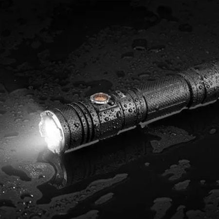 Taktická ruční svítilna LED Power IP44 10W 1200lm Professional VAYOX