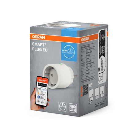 Chytrá zásuvka EU 230V 10A Amazon FFS SMART+ Matter WiFi Plug Ledvance