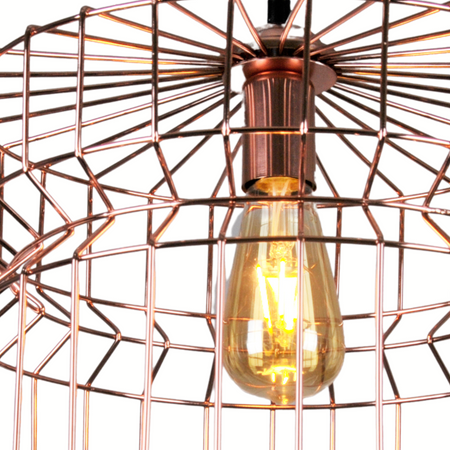 Lagos Sanico Goldlux E27 Zlaté dekorativní závěsné stropní svítidlo