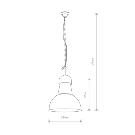 Stropní svítidlo HIGH-BAY 5067 Nowodvorski Black E27 Pendant Steel Industrial