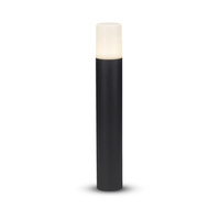 Stožár zahradní lampy GU10 IP54 50CM kulatá matná černá VT-7617 V-TAC