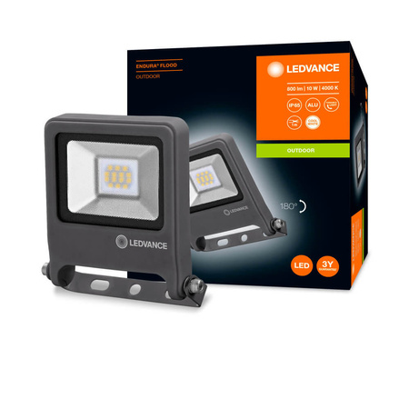 Reflektor LED 10W 800lm 4000K IP65 Šedá LEDVANCE světlomet Endura