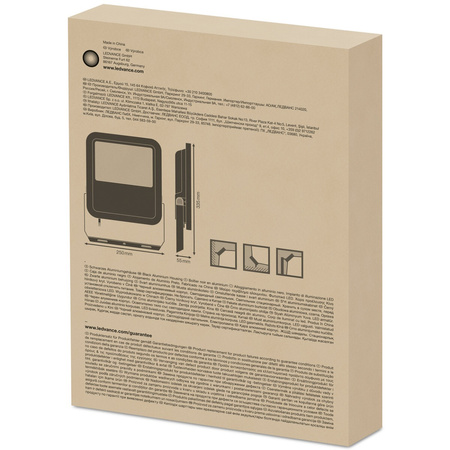 LED reflektor 80W 10000lm 6500K IP65 černý LEDVANCE reflektor