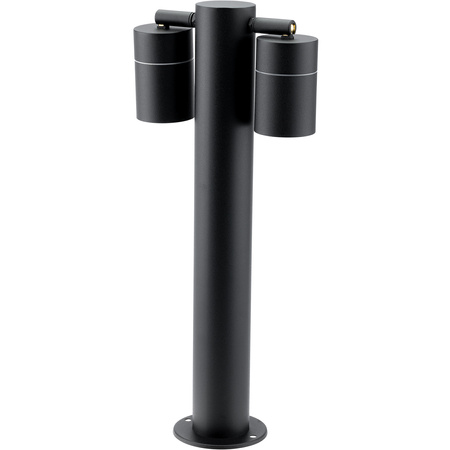 Venkovní zahradní lampa 2x GU10, sloupek stojací reflektor 45cm LUMILED