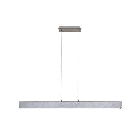 LED stropní závěsné svítidlo 24W 1920lm stmívatelné stříbrné moderní Tithania Rabalux