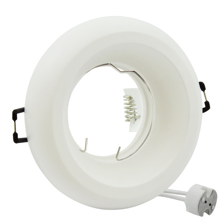 Helios GOLDLUX (Polux) sádrové podhledové svítidlo kruhové. matná bílá MR16