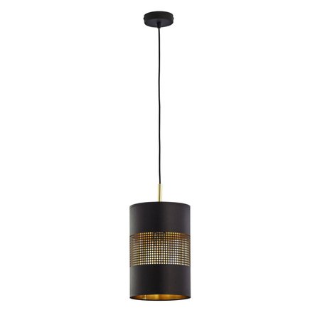BOGART BLACK Závěsné stropní svítidlo černé a zlaté moderní E27 3214 TK Lighting
