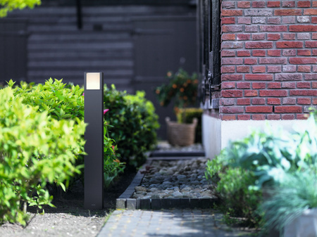 Venkovní LED zahradní svítidlo ARBOR myGarden 6W 2700K IP44 Tyč 77cm Antracit PHILIPS