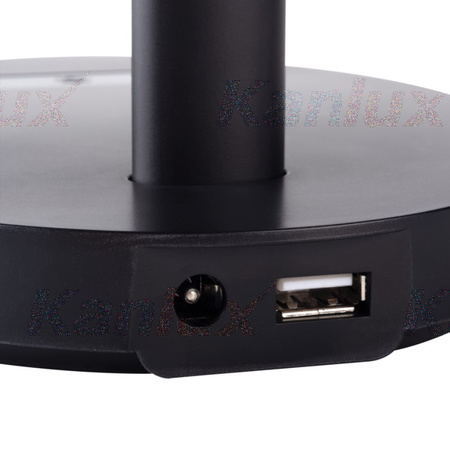 Stolní lampa LED černá REXAR 7W 3000-6500K Kanlux