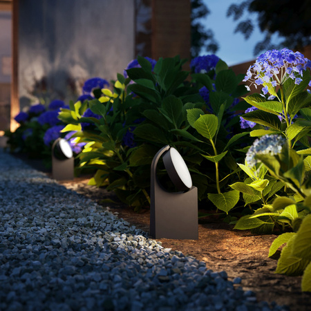 Venkovní LED zahradní svítidlo MIMOZA myGarden 7W 2700K IP44 Antracit PHILIPS