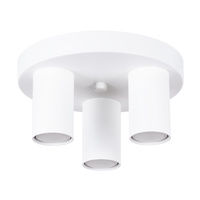 Bodové stropní svítidlo Tuba 3x GU10 White Lagos Ocean Green SL.1464 Sollux