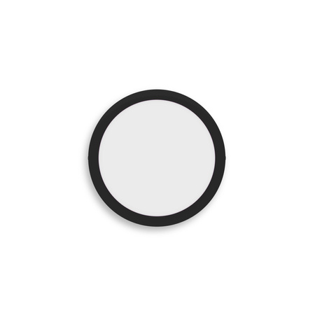 Plafond LED panelové stropní svítidlo MAGNEOS 12W 2700K 21cm černé stropní svítidlo kulaté PHILIPS