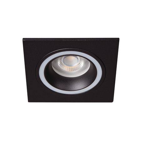 Halogenové bodové svítidlo LED GU5.3 GU10 Square Black Feline Kanlux Flush Mount