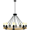 ROPE Arthur závěsná stropní lampa 8xE27 ROPE LOFT Vintage - GOLDLUX (Polux)