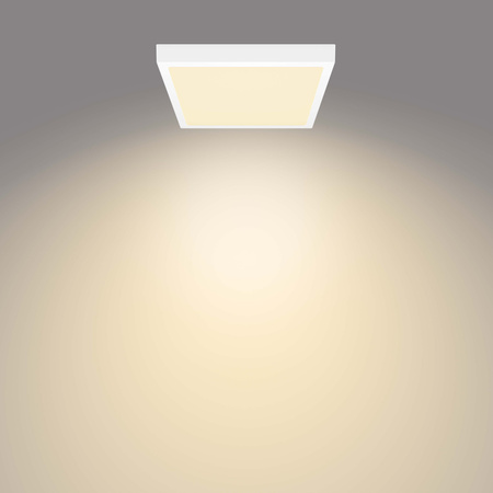 Plafond Panel LED Povrchová stropní lampa MAGNEOS 20W 2700K 28cm White Downlight Square PHILIPS