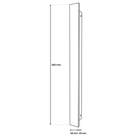 LED nástěnné svítidlo PELIO 9W 4000K IP65 LUMILED