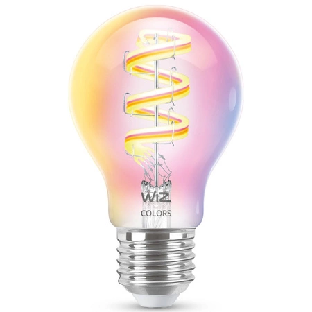 LED žárovka E27 A60 6,3W = 40W CCT + RGB FILAMENT SMART WiFi WiZ